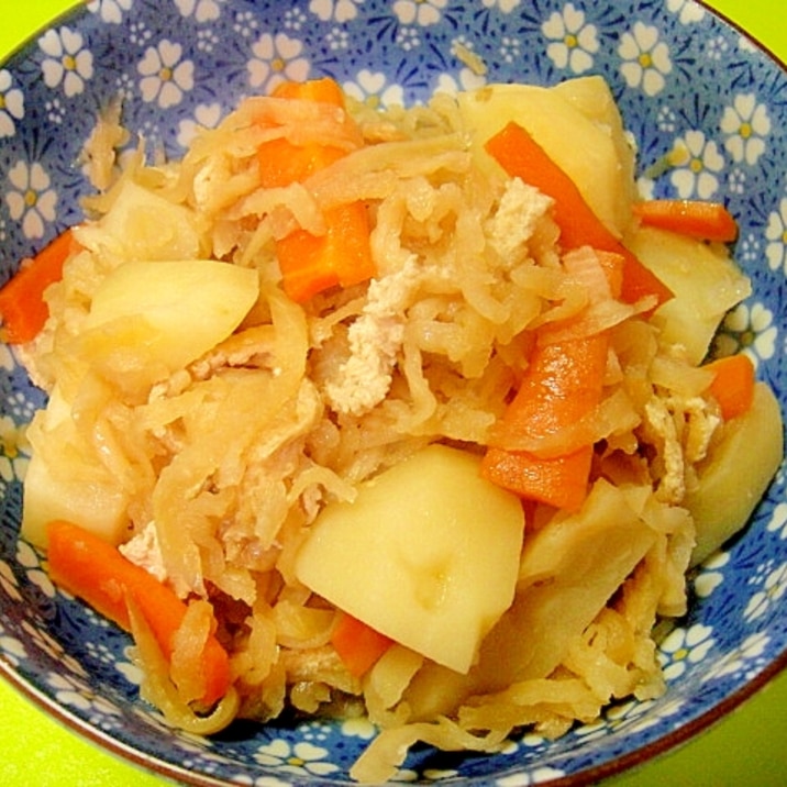 じゃがいもと切り干し大根の煮物